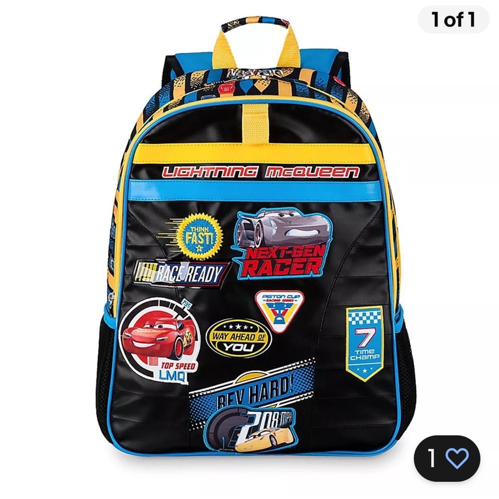 Disney Store Cars backpack - Picture 3 of 3